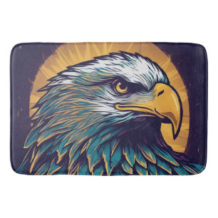 Tapete De Banheiro Maiestoso Bald Eagle