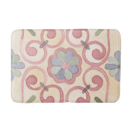 Tapete De Banheiro Maiolica Amarela Italiana Espanhola Rosa