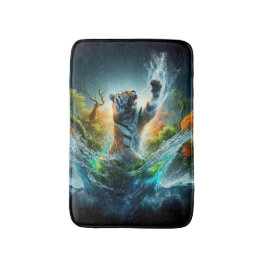 Tapete De Banheiro Majestic Tiger Splash Fantasy Wildlife Nature
