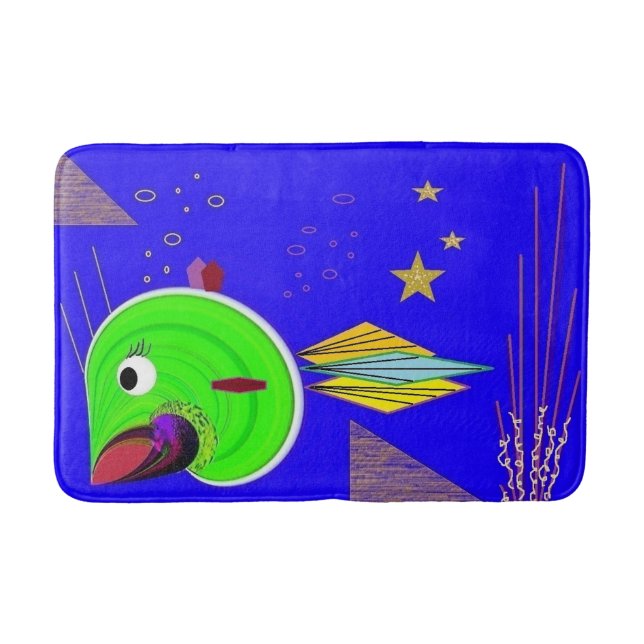 Tapete De Banheiro Mala de banho divertida para o pequeno (Frente)