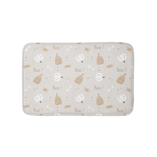 Tapete De Banheiro Maleável Patterno de Halloween Bath Mat (frente)
