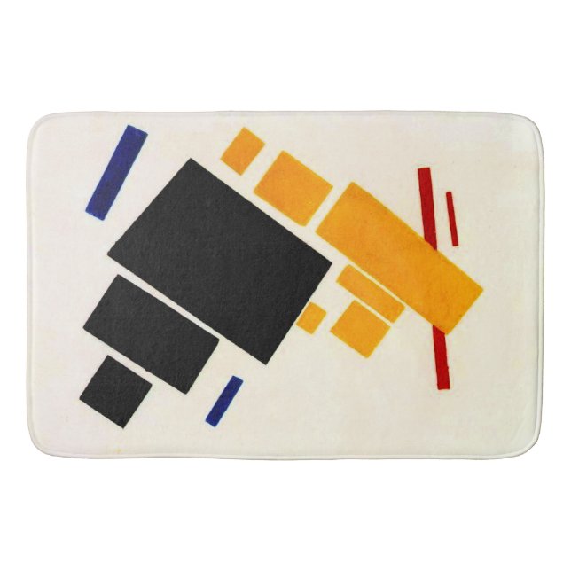 Tapete De Banheiro Malevich - Composição do Suprematismo, Avião (Frente)