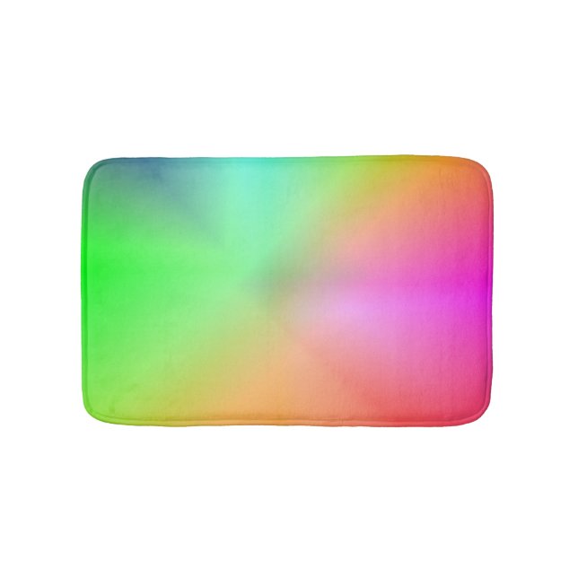 Tapete De Banheiro Malha da faixa de cores (frente)