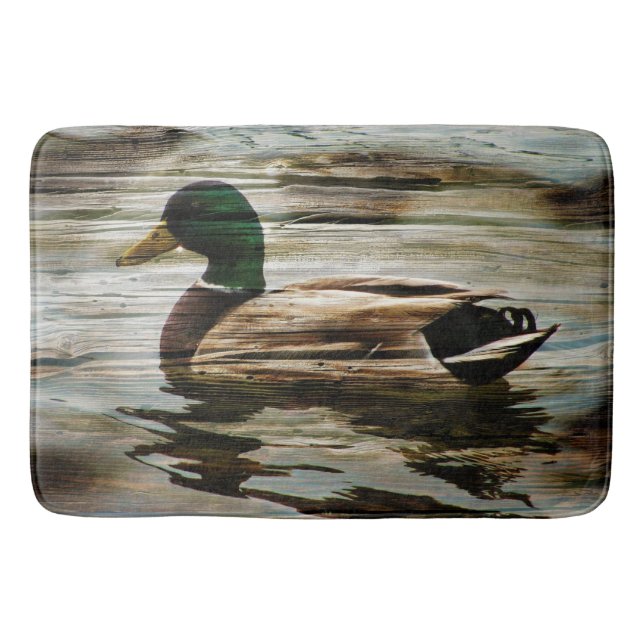 Tapete De Banheiro Mallard Duck (Frente)
