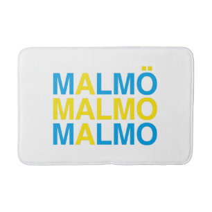 Tapete De Banheiro MALMO Bandeira Sueca