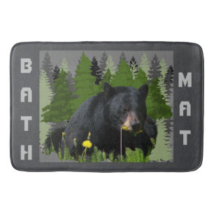 Tapete De Banheiro Mama Bear Dandelion Bath Mat