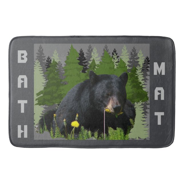 Tapete De Banheiro Mama Bear Dandelion Bath Mat (Frente)