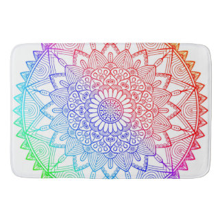 Tapete De Banheiro Mandala Arco-íris