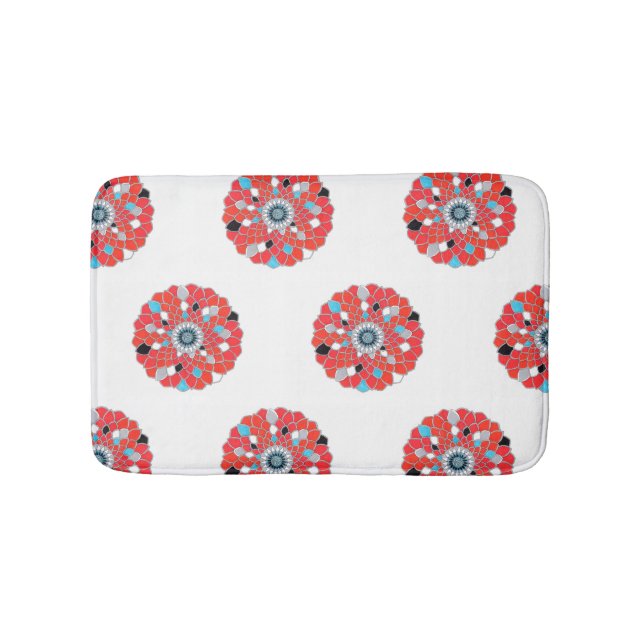 Tapete De Banheiro Mandala Bath Mat (frente)