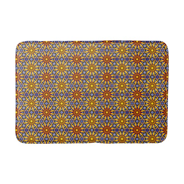 Tapete De Banheiro Mandala do Sol Celestial (Frente)