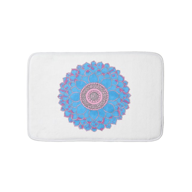 Tapete De Banheiro Mandala Print (frente)