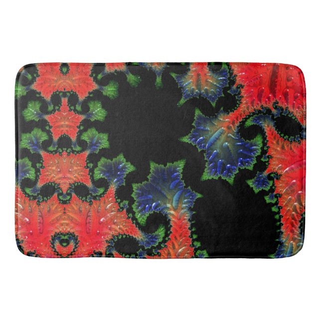 Tapete De Banheiro Mandelbrot Garden Bath Mat (Frente)