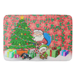Tapete De Banheiro Manhã de Natal