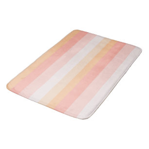 Tapete De Banheiro Manhã Pomada rosa e listras amarelas