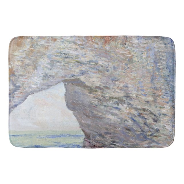 Tapete De Banheiro Manneporte próximo ao Estado por Claude Monet (Frente)