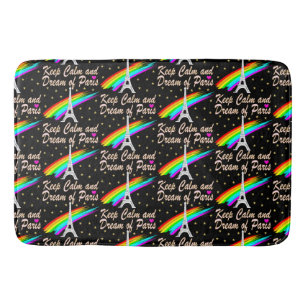 TAPETE DE BANHEIRO MANTENHA CALMA E SONHO DE PARIS BATH MAT