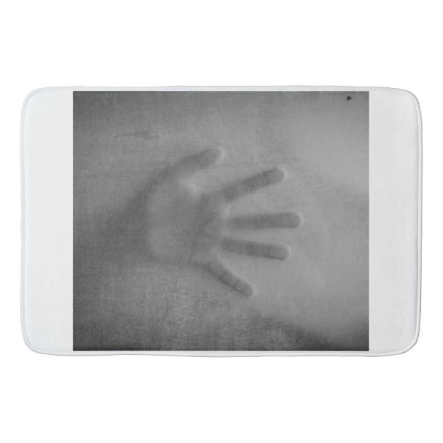 Tapete De Banheiro mão no chá (Frente)