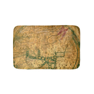 Tapete De Banheiro Mappa Mundi, c.1290