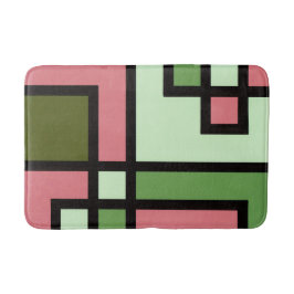 Tapete De Banheiro mapper #5 バスマット 抽象画 幾何学 モダン