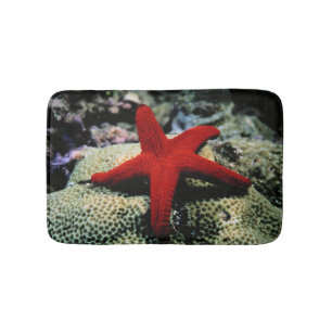 Tapete De Banheiro Mar Vermelho dos peixes da estrela