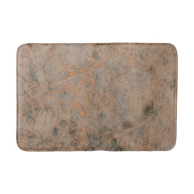 Tapete De Banheiro Marble Bath Mat Natural (Frente)