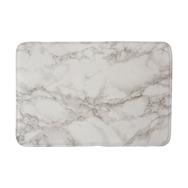 Tapete De Banheiro Marble Bath Mat Natural (Frente)