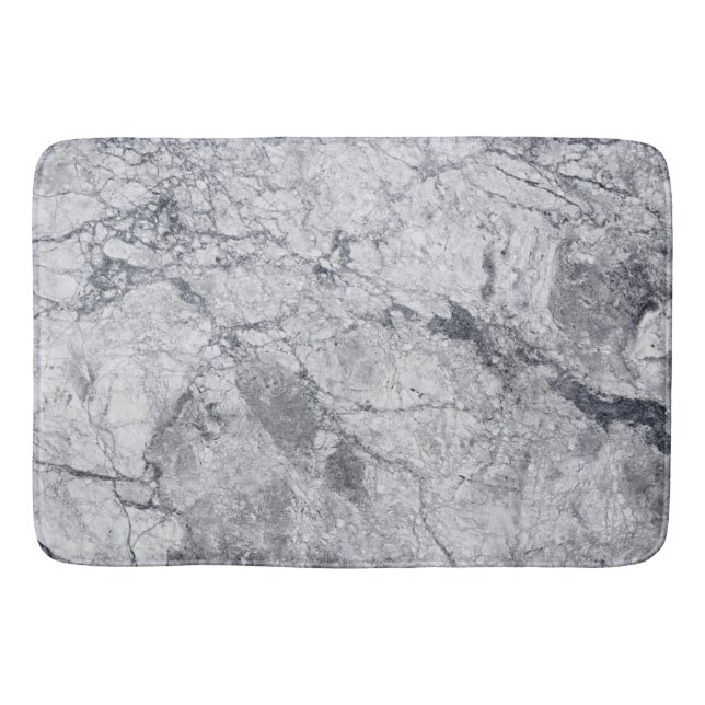 Tapete De Banheiro Marble Stone Pattern Bath Mat (Frente)