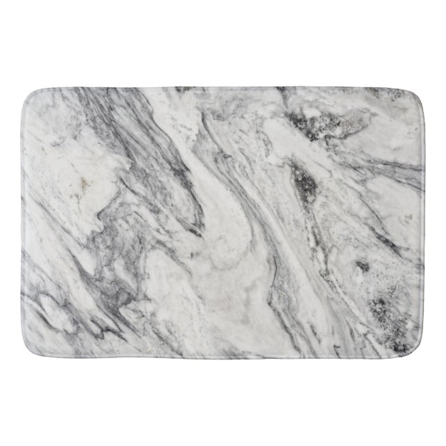 Tapete De Banheiro Marble Stone Pattern Bath Mat (Frente)