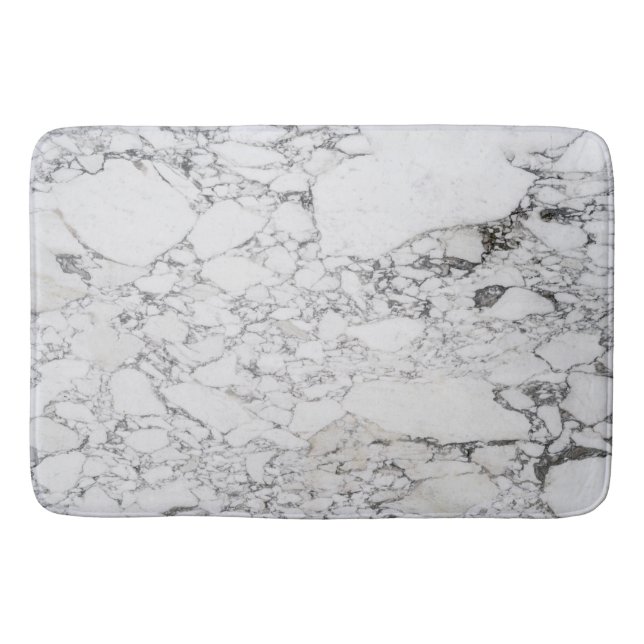 Tapete De Banheiro Marble Stone Pattern Bath Mat (Frente)