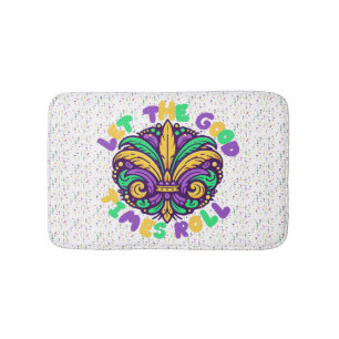Tapete De Banheiro Mardi Gras Deixe os bons tempos rolar
