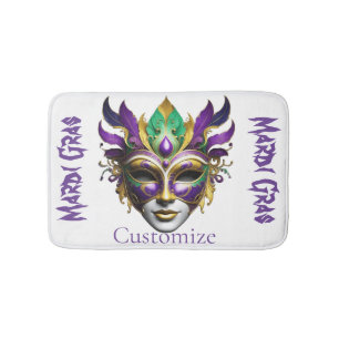 Tapete De Banheiro Mardi Gras Mask Thunder_Cove