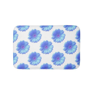 Tapete De Banheiro Margarida azul do gerbera
