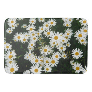 Tapete De Banheiro Margarida Branca de Oxeye, Moon Daisy Meadow