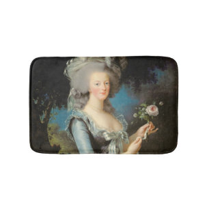 Tapete De Banheiro Marie Antoinette com um rosa, 1783