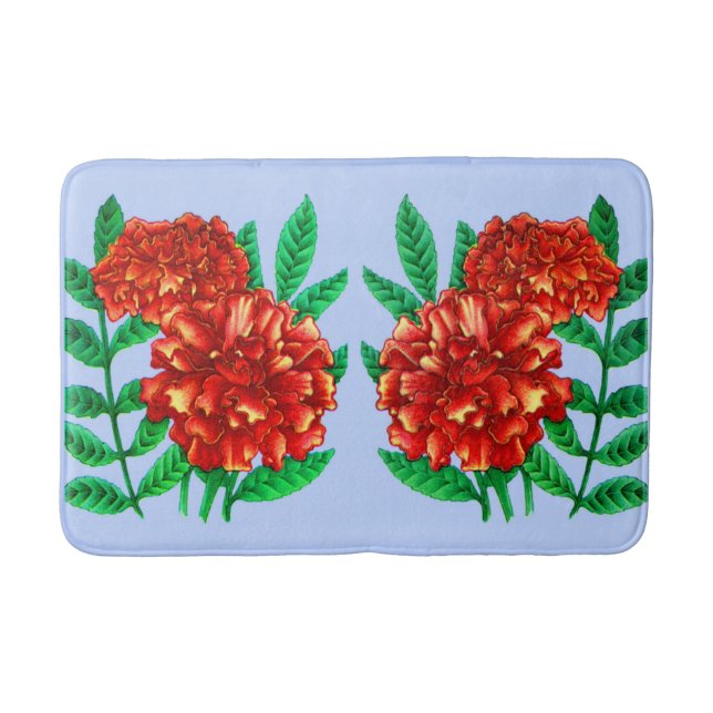 Tapete De Banheiro Marigolds africanos (Frente)