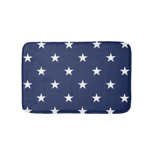 Tapete De Banheiro Marinho Grande Stars Bath Mat (frente)