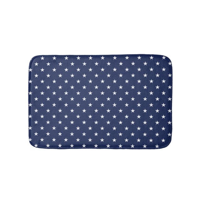 Tapete De Banheiro Marinho Stars Bath Mat (frente)