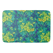 Marsh Marigold Flores Amarelas Padrão