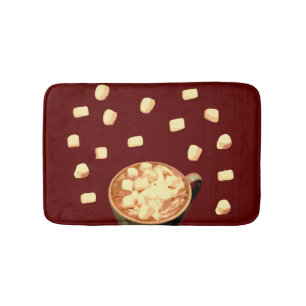 Tapete De Banheiro Márshmallows e Chocolate Quente