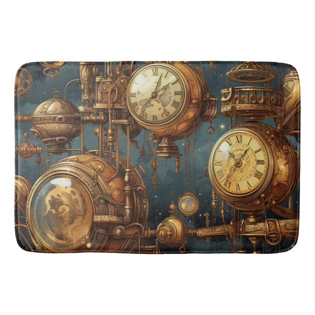 Tapete De Banheiro Marvels Mecânicos Bath Mat (Frente)