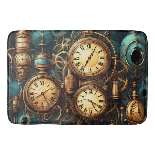Tapete De Banheiro Marvels Mecânicos Bath Mat (Frente)