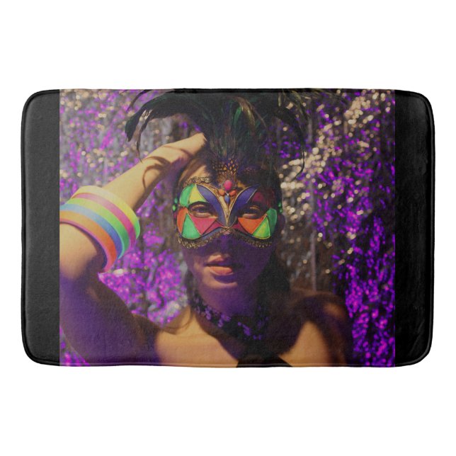 Tapete De Banheiro Máscara veneziana (Frente)