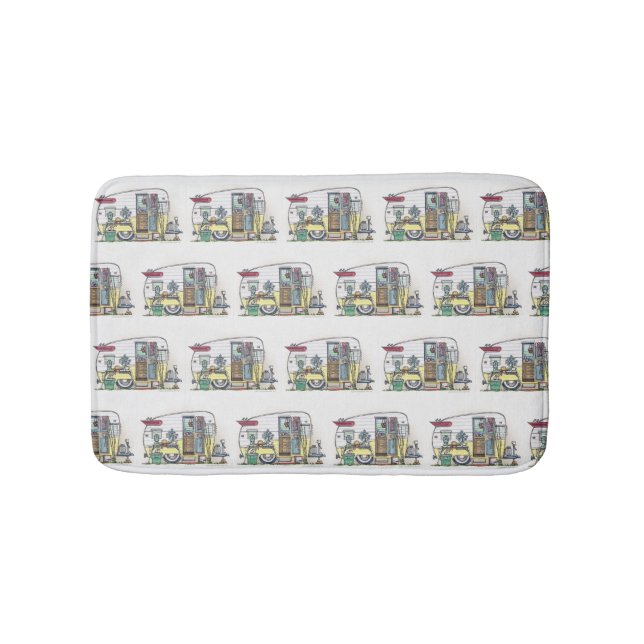 TAPETE DE BANHEIRO ***MAT DE BANHEIRO DA CAMPER FELIZ*** (frente)