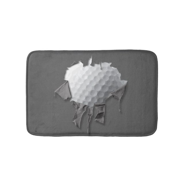Tapete De Banheiro Matat Torn Golf Ball (frente)