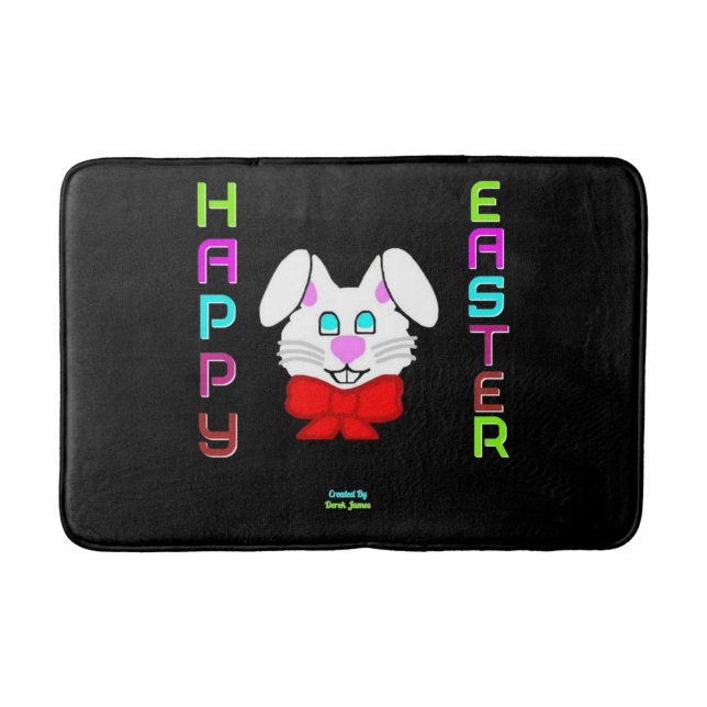 Tapete De Banheiro Matemática De Banho Médio De Coelhinho (Frente)