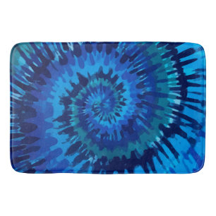 Tapete De Banheiro Matéria-Curva-Azul