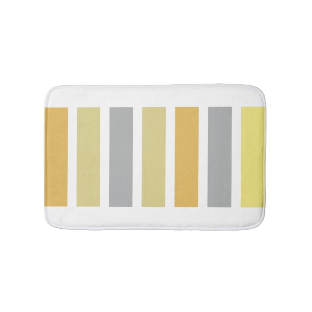 Tapete De Banheiro Matizes de metal de bronze prateado Dourado (frente)