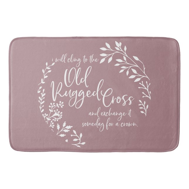 Tapete De Banheiro Matriz de Banho Cruzado Antigo (Frente)