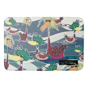 Tapete De Banheiro Matriz de Banho ScruffyMugArt