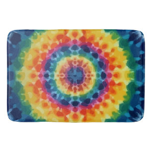 Tapete De Banheiro Matriz de Banho Tye-Dye-4